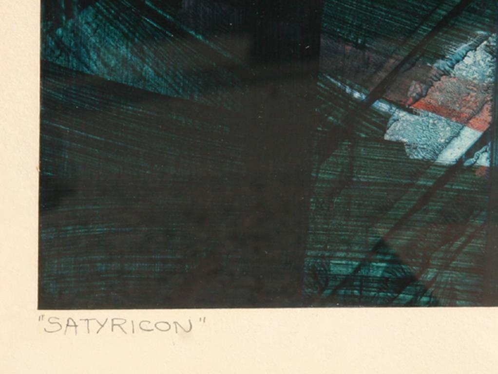 Satyricon (Schwarz), Abstract Painting, von Richard R. Benda