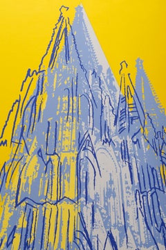 Kölner Dom FS II.363, signierter und nummerierter Siebdruck von Andy Warhol