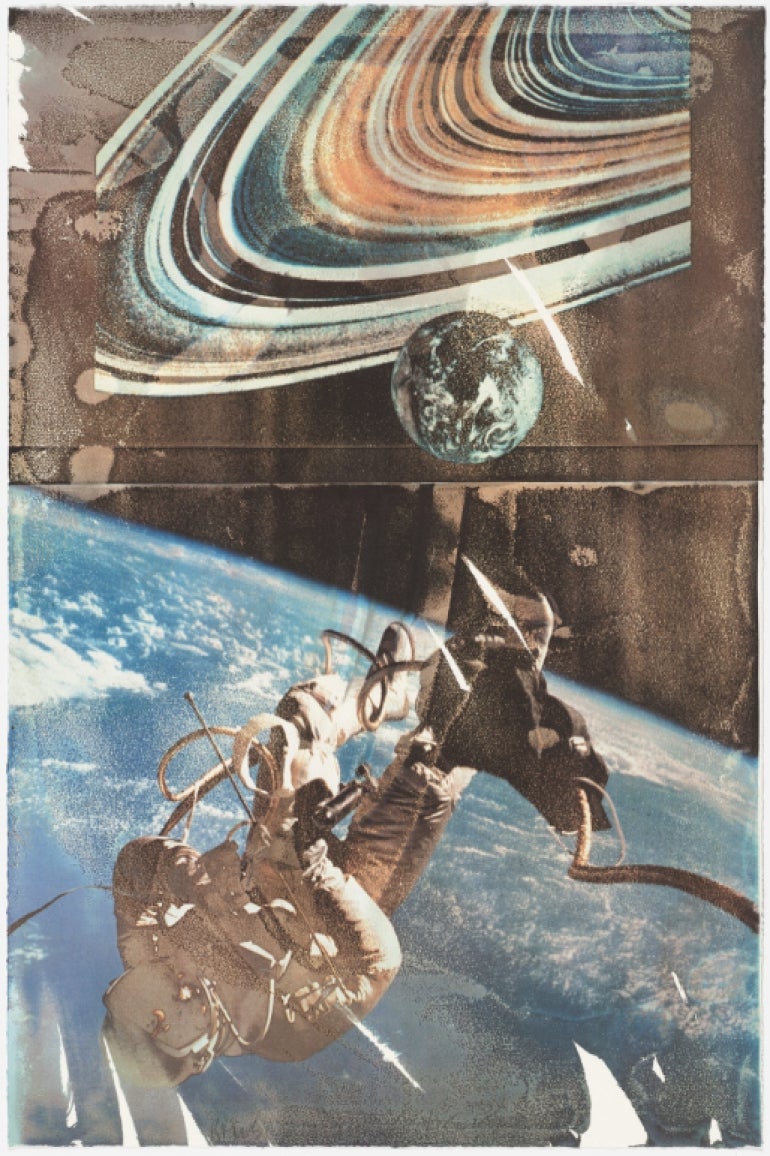 What were the non-traditional artworks of Robert Rauschenberg called?