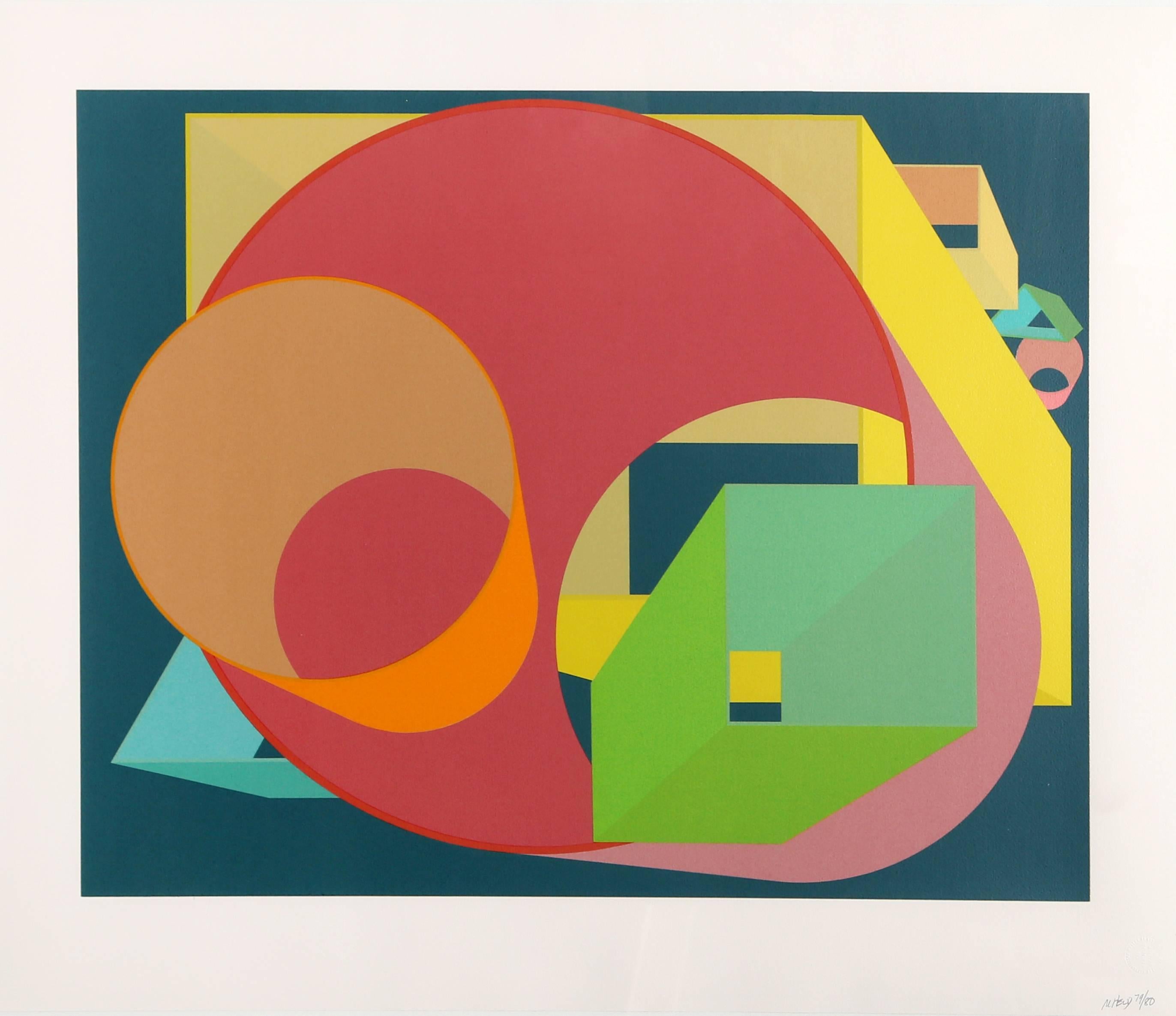 Scholes I - Abstract Geometric Print by Al Held