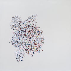 White Colors White, Large Abstract Painting by Robert Goodnough