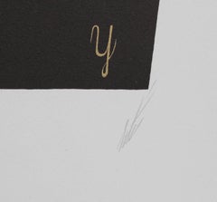 The Letter 'Y' from the Alphabet Suite, Art Deco Screenprint by Erte