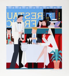 "Dinner for Two, " Serigraph, 1983