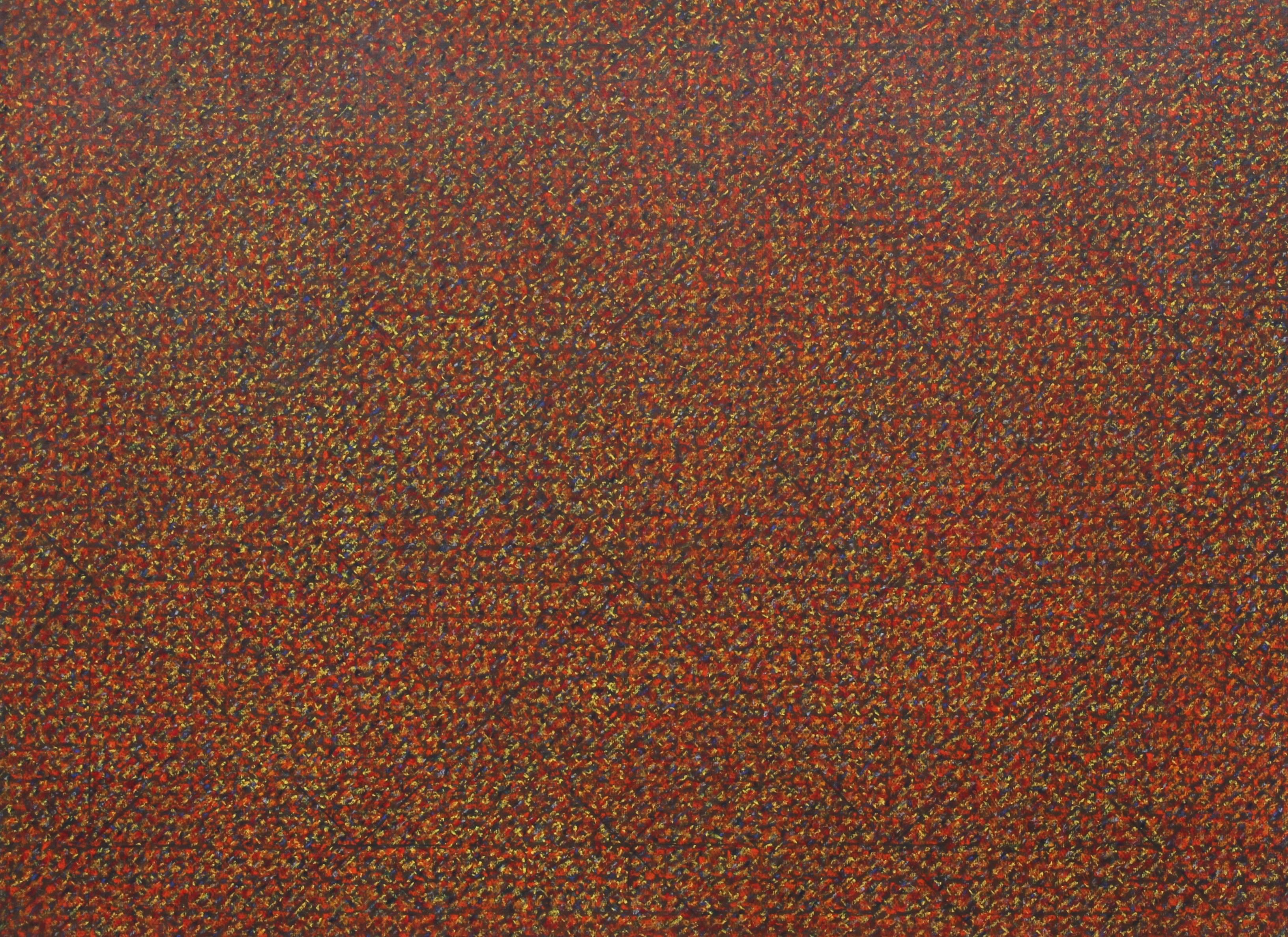 Todd Boppel Abstract Painting – Kennan, Abstraktes expressionistisches Gemälde auf Papier, 1977