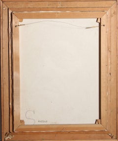 Portrait de chef indien américain, peinture à l'huile sur toile de Jorge Braun Tarallo