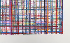 Reflexión I, Serigrafía Op Art de Jim Bruss