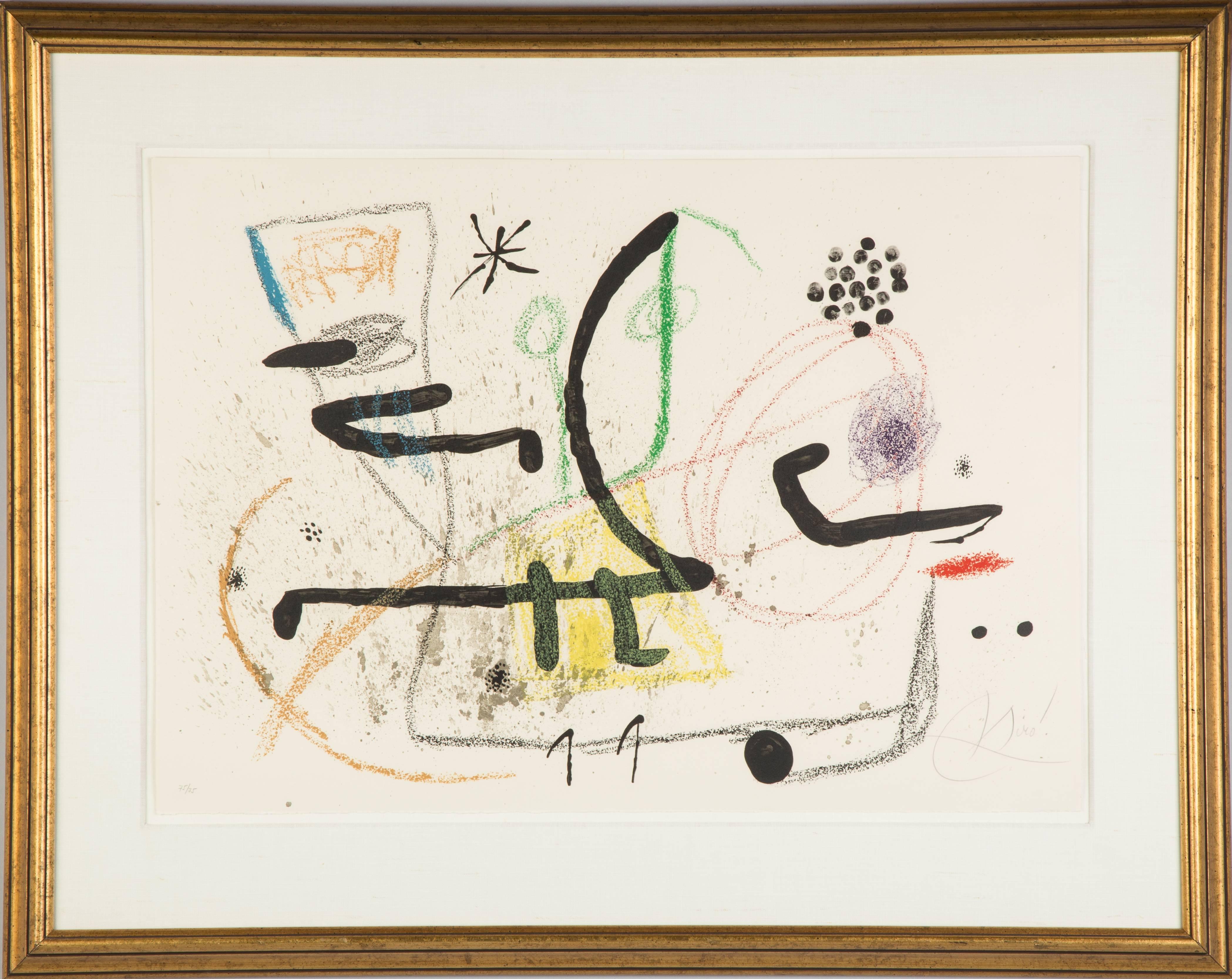 Joan Miró Abstract Print - Maravillas con Variaciones Acrosticas en el Jardin de Miro (M. 1061)