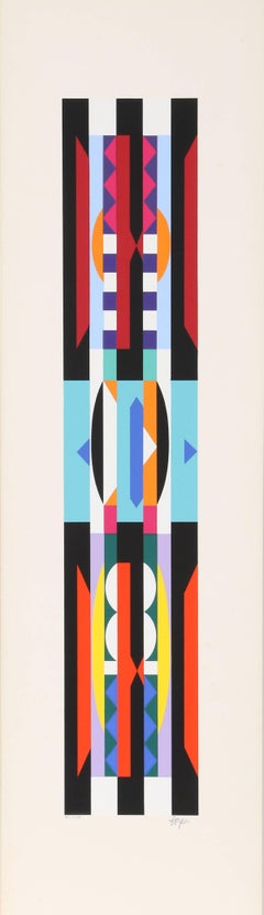 OP Art Silkscreen from "+-x9 Portfolio"