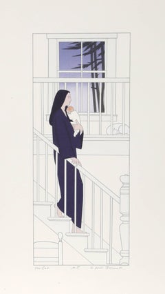 Le chat, estampe signée par Will Barnet