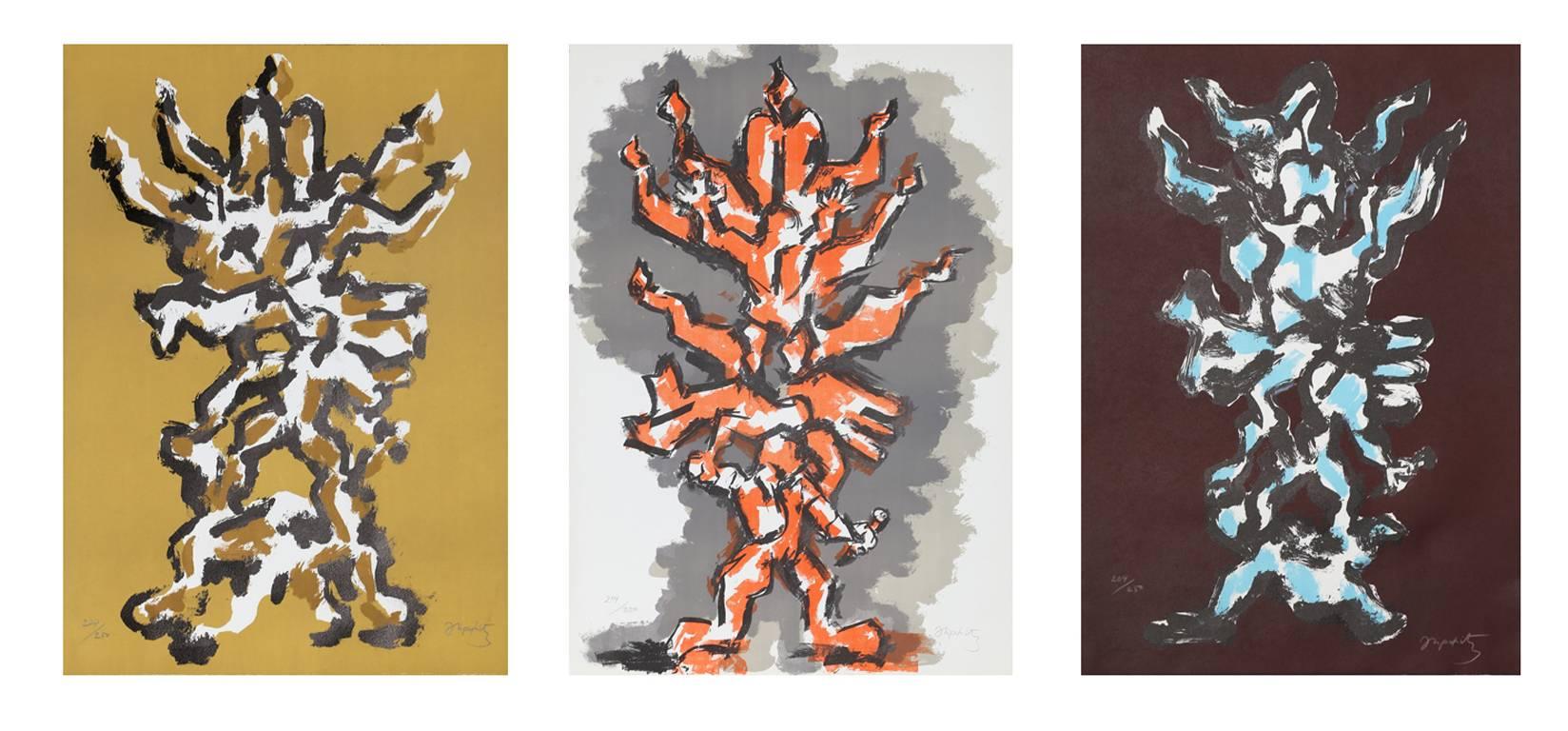 Tree of Life, Portfolio of 3 Lithographs by Jacques Lipchitz