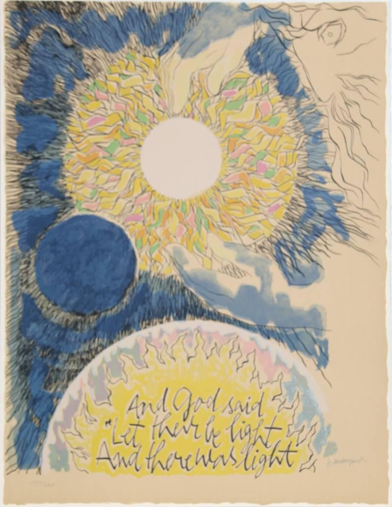 Portfolio von 12 Lithografien, „In the Beginning“ im Angebot 5
