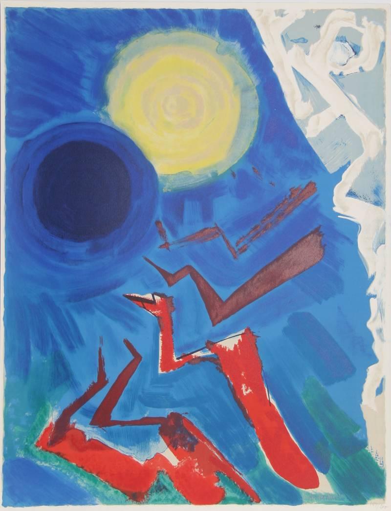 Portfolio von 12 Lithografien, „In the Beginning“ im Angebot 3