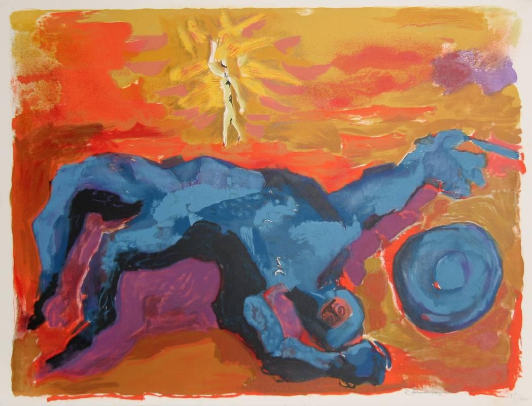 Portfolio von 12 Lithografien, „In the Beginning“ im Angebot 2