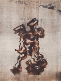 Sacrifice of Isaac, Lithograph by Jacques Lipchitz