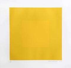Spring Suite (Yellow with Yellow), OP Art Etching by Anuszkiewicz