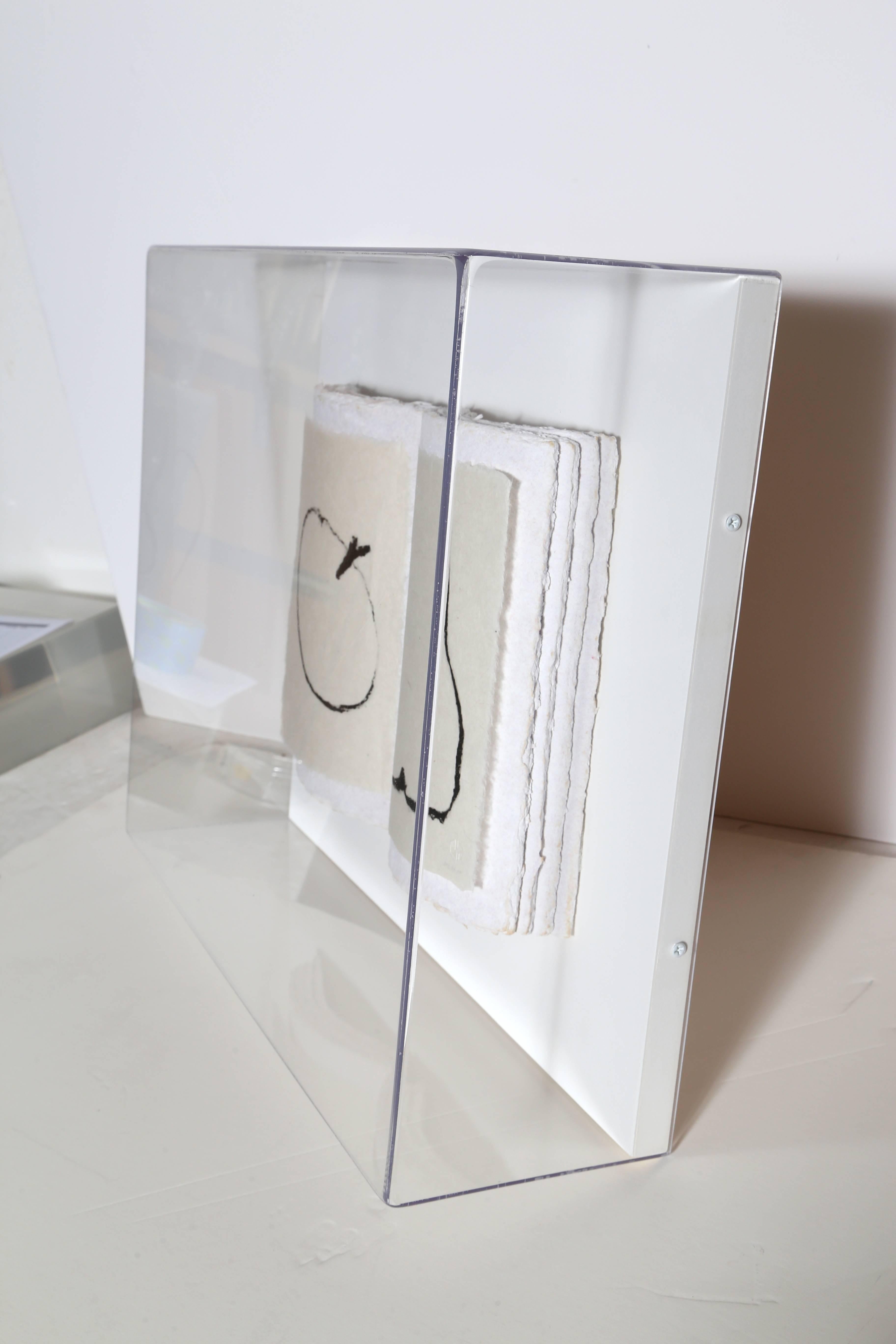 Book of Eden, minimalistische Papierskulptur mit Lithografien von Anthony Caro im Angebot 5