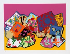 Pillow Painting, Serigraph by Hunt Slonem 1980