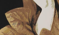 Woman with Leopard, Silkscreen by Froylan Ojeda