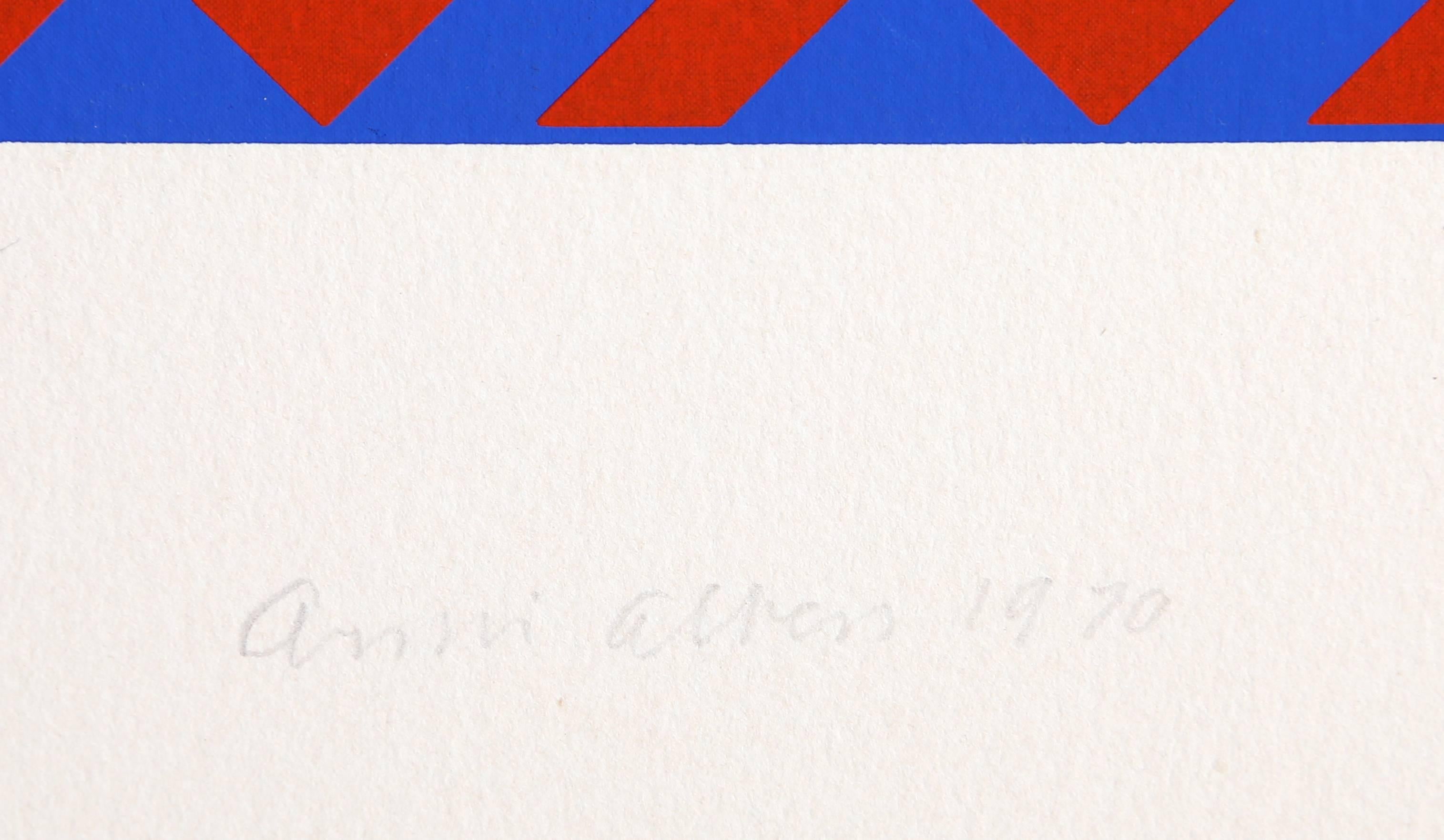 GR I, Eclat Pattern, Framed Silkscreen by Anni Albers 2