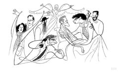 "Angels in America" by Al Hirschfeld