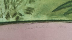 Peonies (Farbe):: Aquatinta von Jane Freilicher