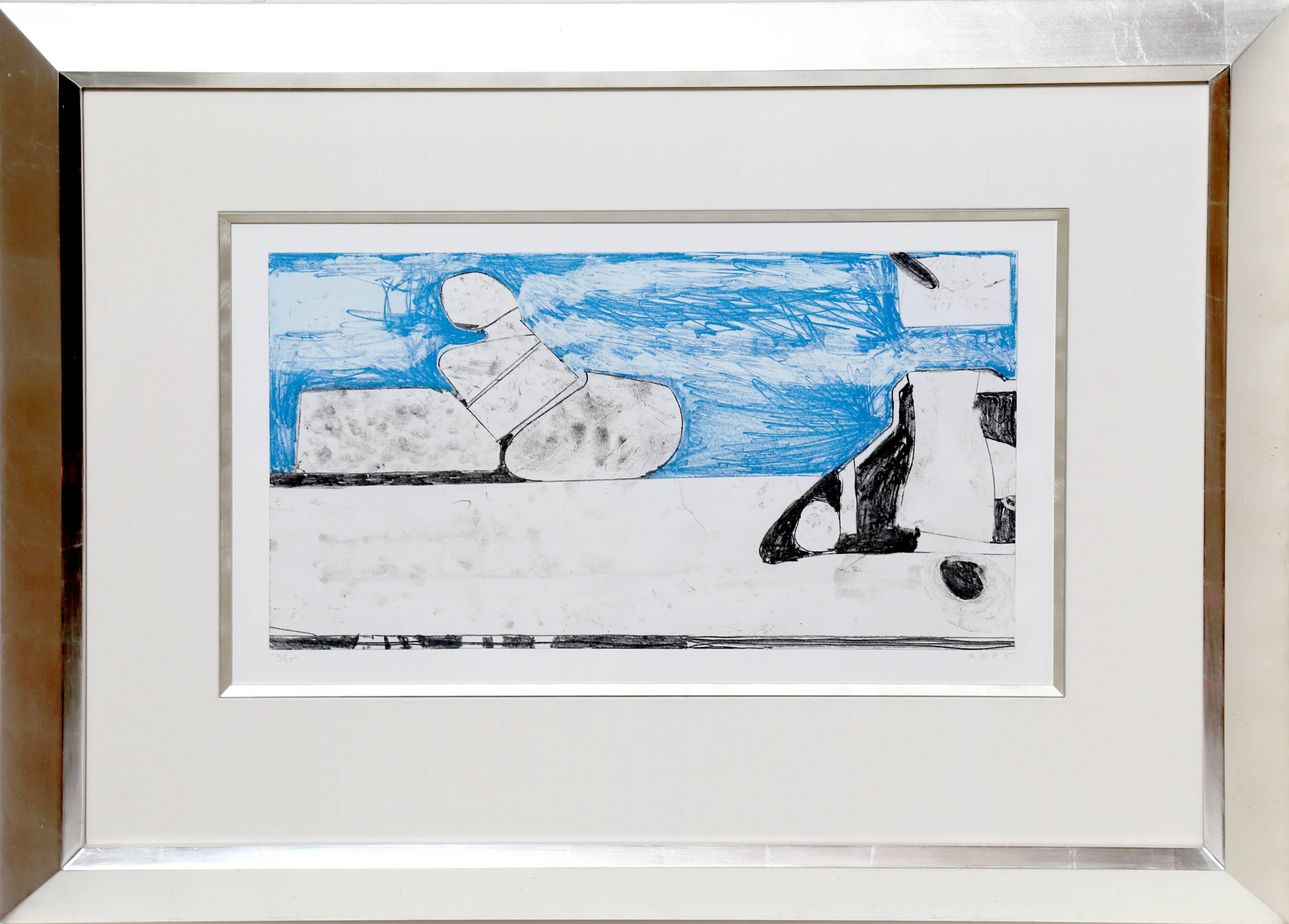 Richard Diebenkorn Abstract Print - Blue