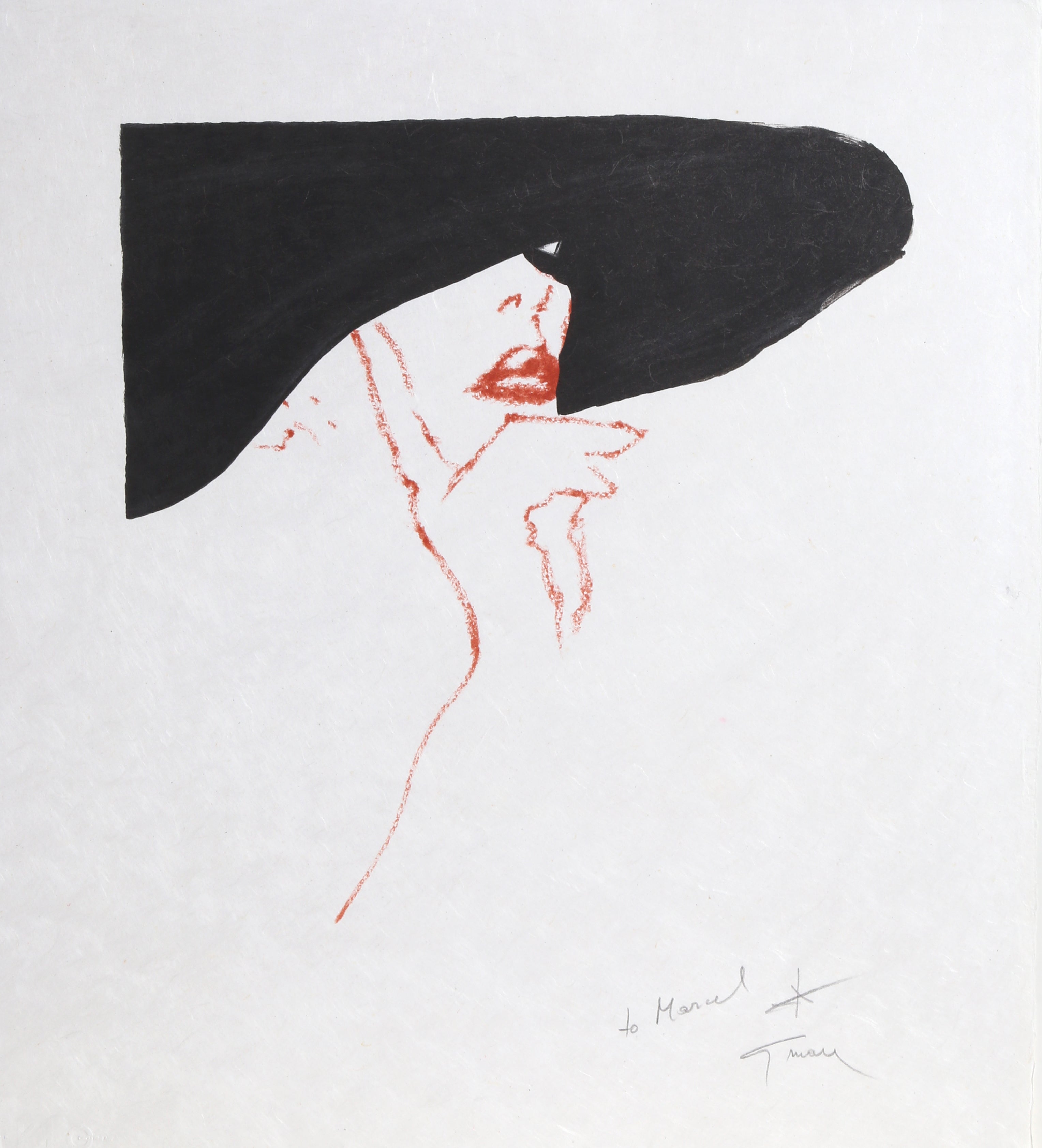 Rene Gruau Print
 René Gruau "Bal du Moulin Rouge Paris Frou Frou " Lithograph Poster