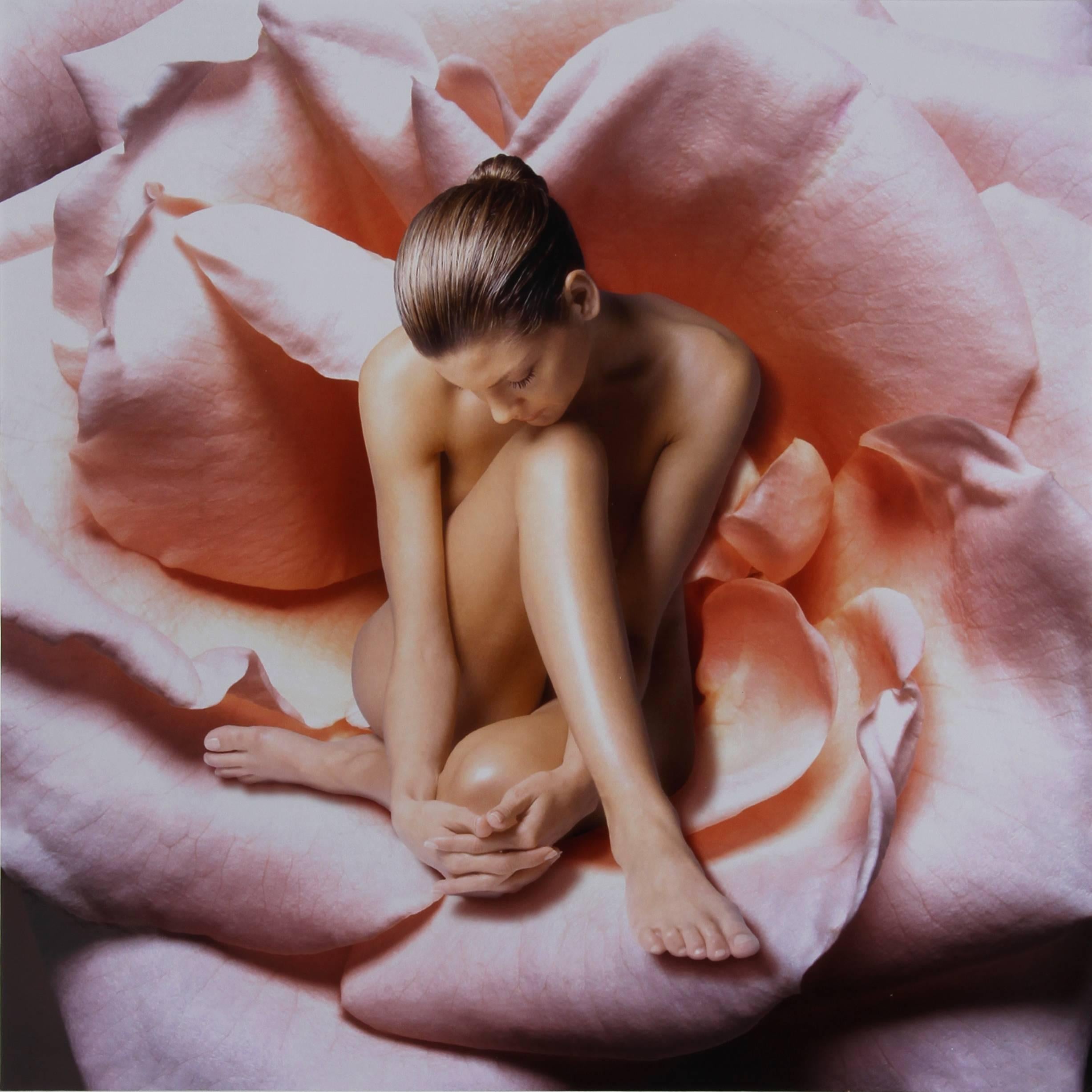 Beth Ava Nude Photograph - Nude Woman in Rose 