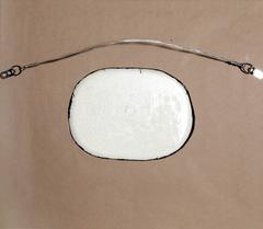 Pablo Picasso, Visage Brun-Bleu (Ramie 2), White Earthenware Clay Plate 1947