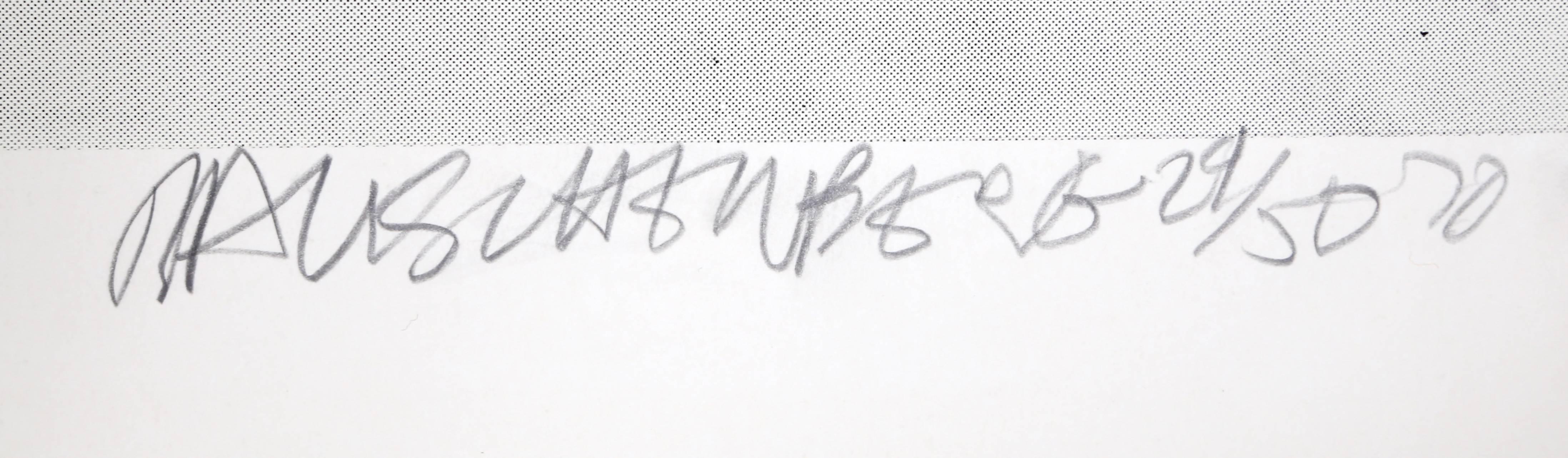 Features from Currents, #74 - Print by Robert Rauschenberg