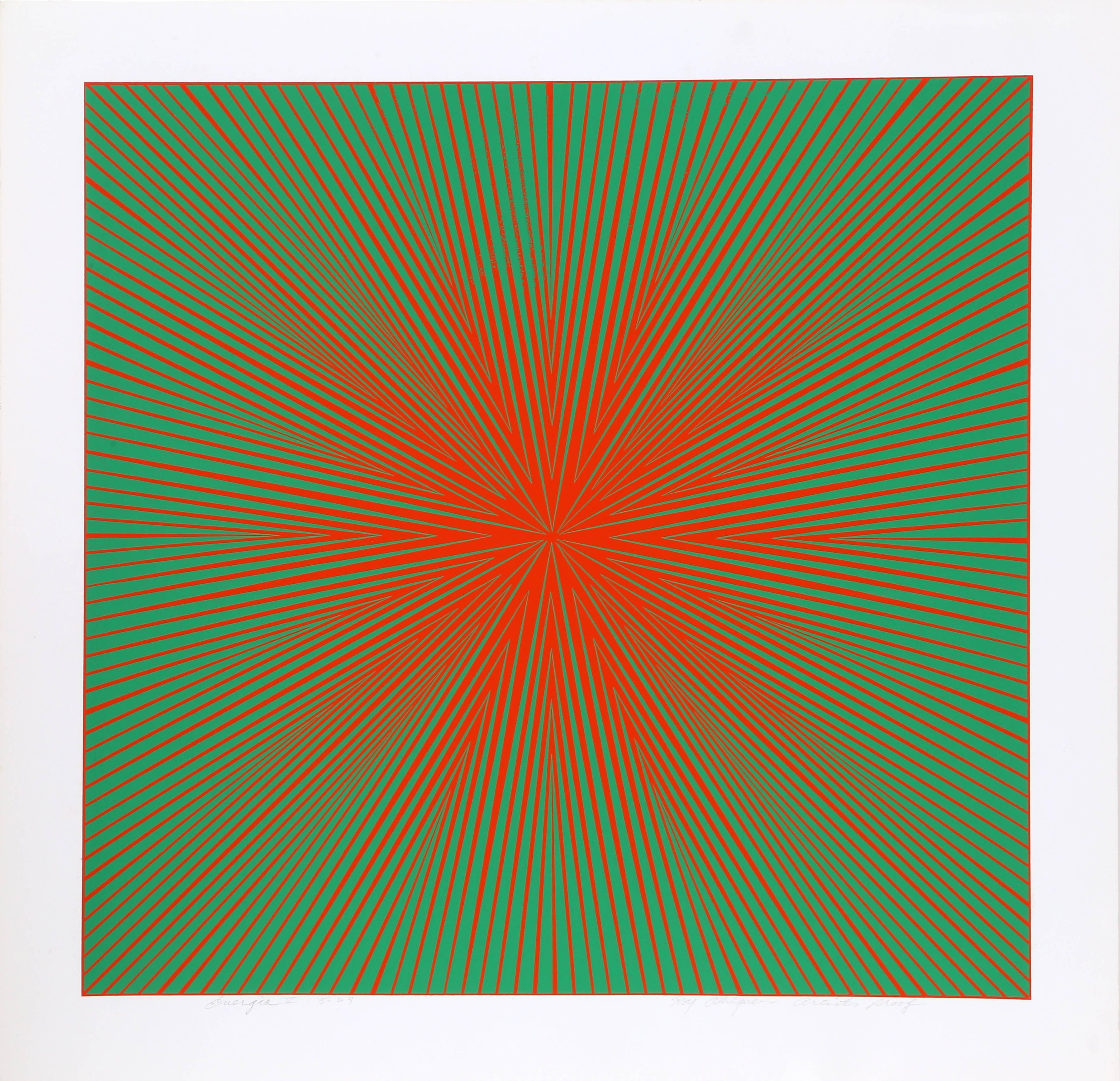 Roy Ahlgren Abstract Print - Energia V