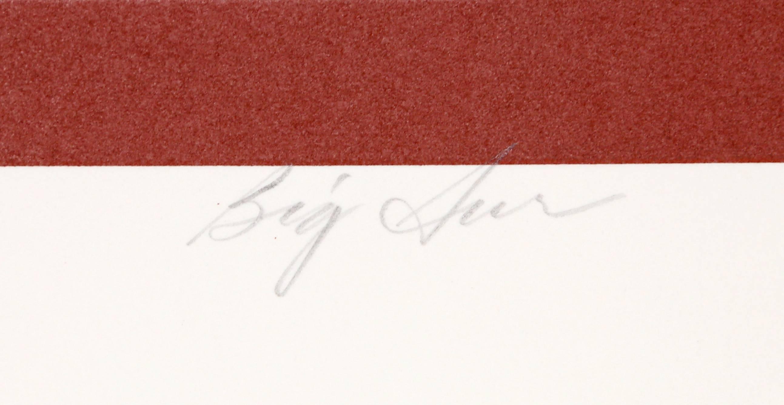 Big Sur, OP Art Silkscreen by Roy Ahlgren 2