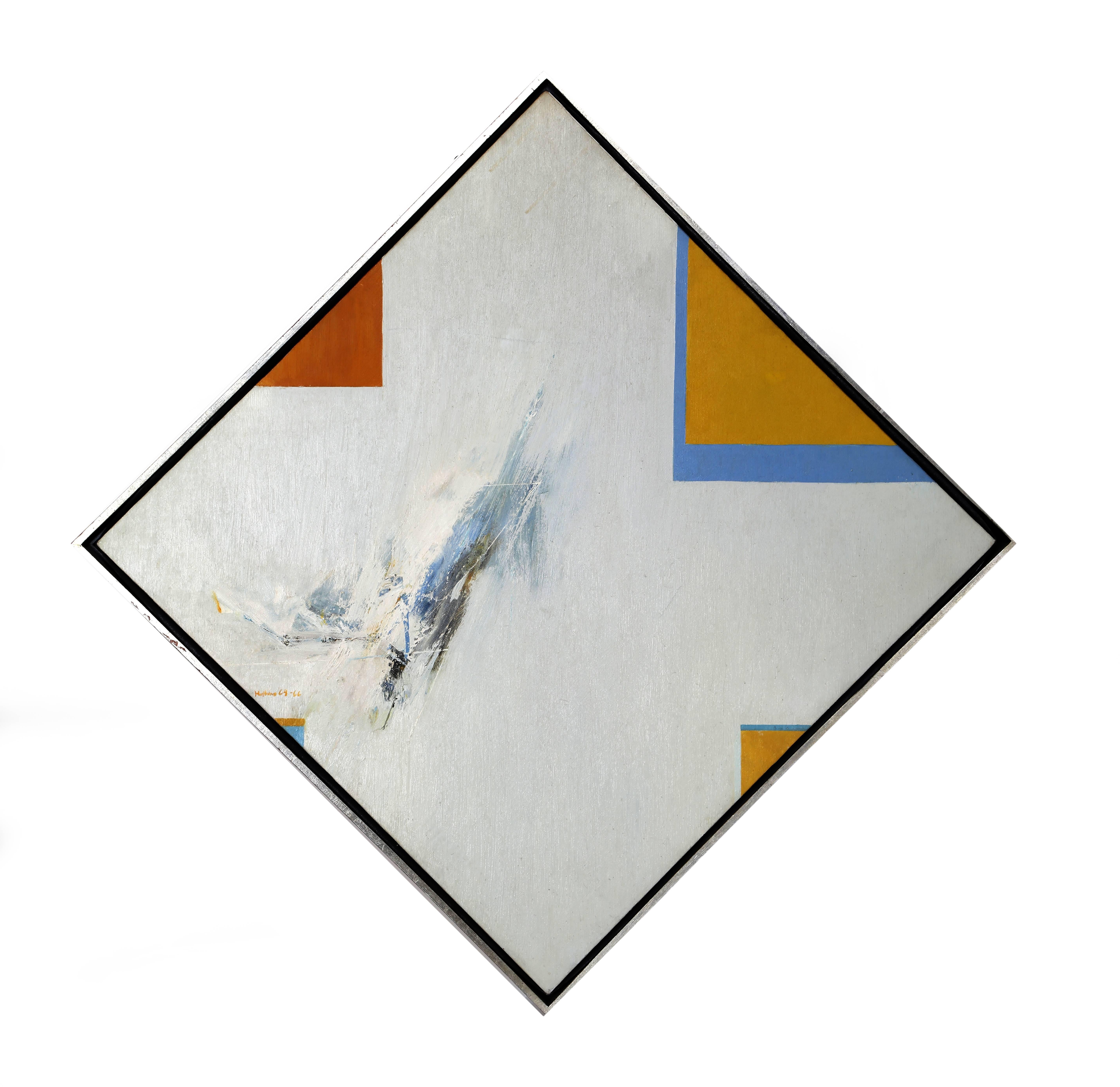 Budd Hopkins Abstract Painting - Diamond