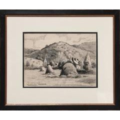 Haystacks by a Cottage 7