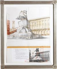 Wrapped Monument for Vittorio Emmanuelle 1