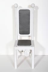 Silla, escultura modernista de sobremesa de Lucio Del Pezzo