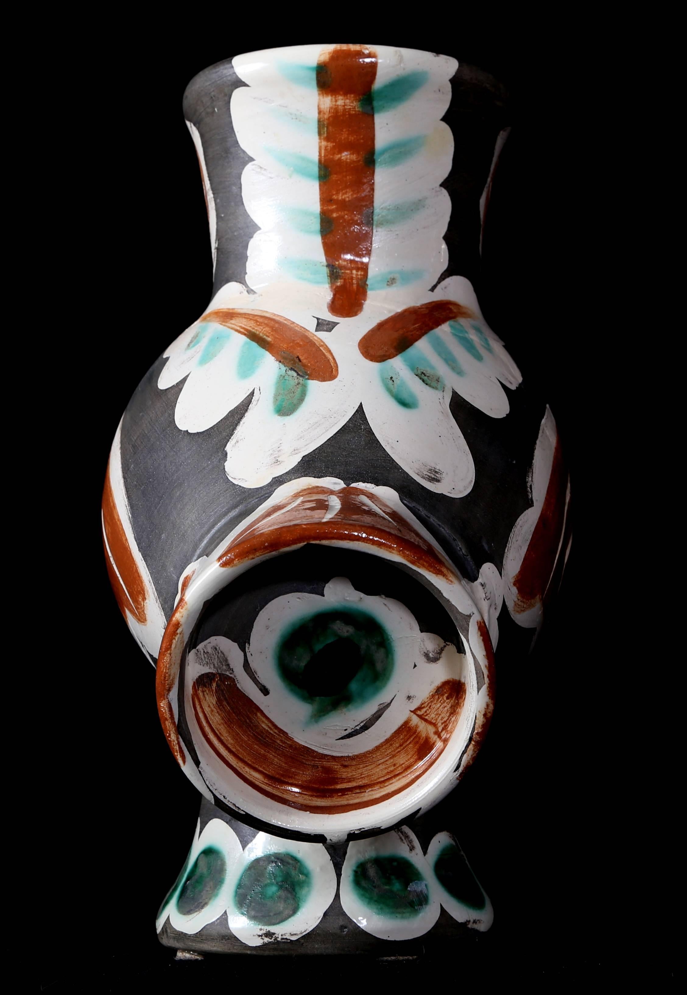 Pablo Picasso, Wood Owl (Ramie 543), Turned Ceramic Vase 1968 2
