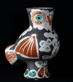 Pablo Picasso, Wood Owl (Ramie 543), Turned Ceramic Vase 1968