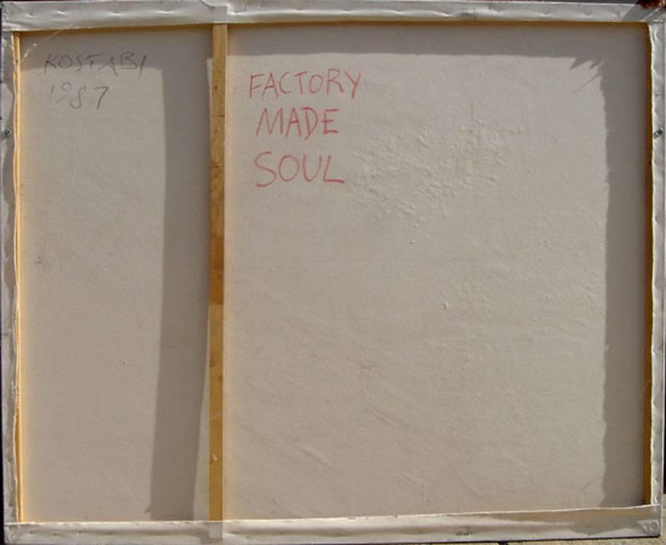 Une âme fabriquée à l'usine - Painting de Mark Kostabi