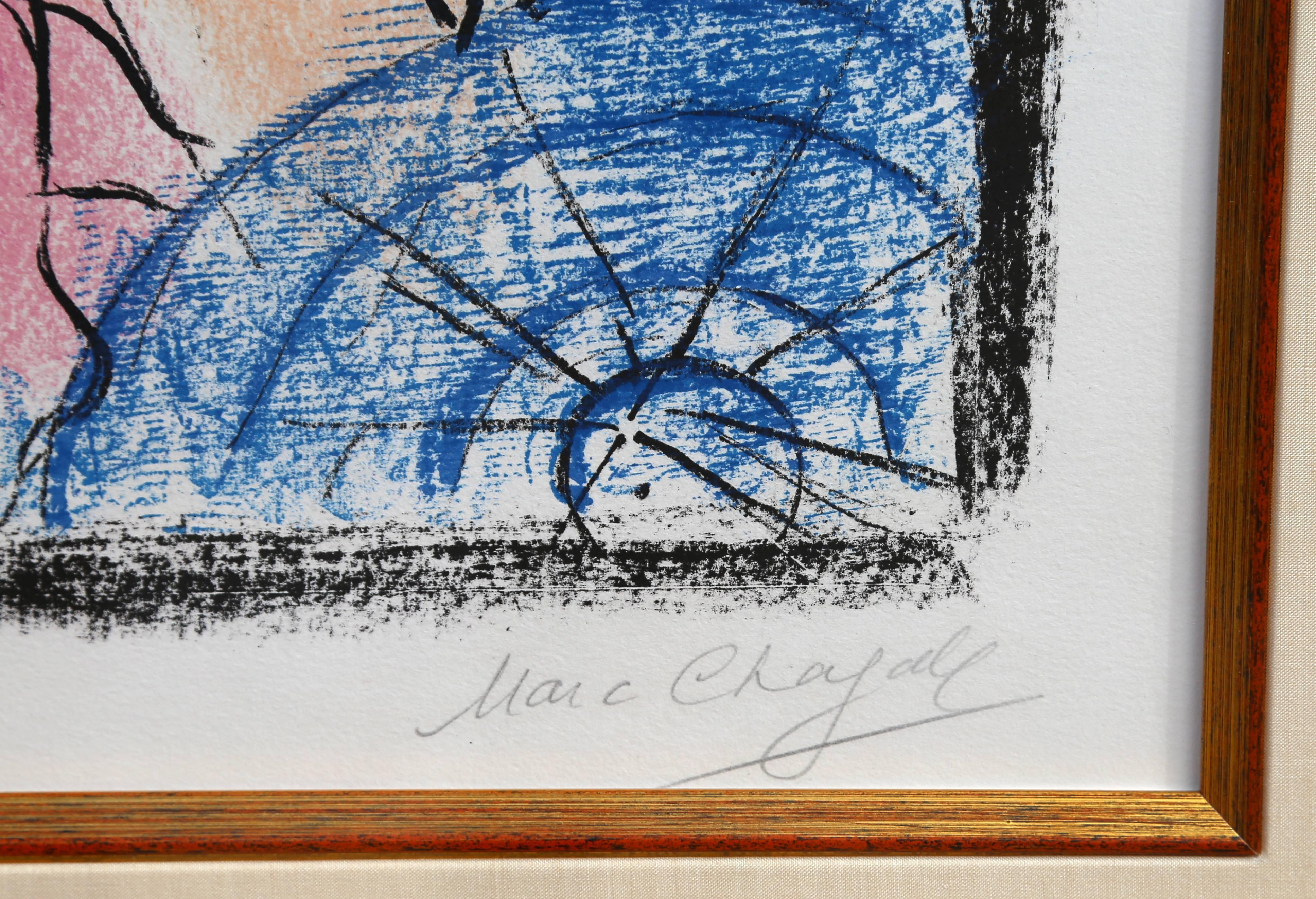 Le Piège (M. 355) - Print by Marc Chagall