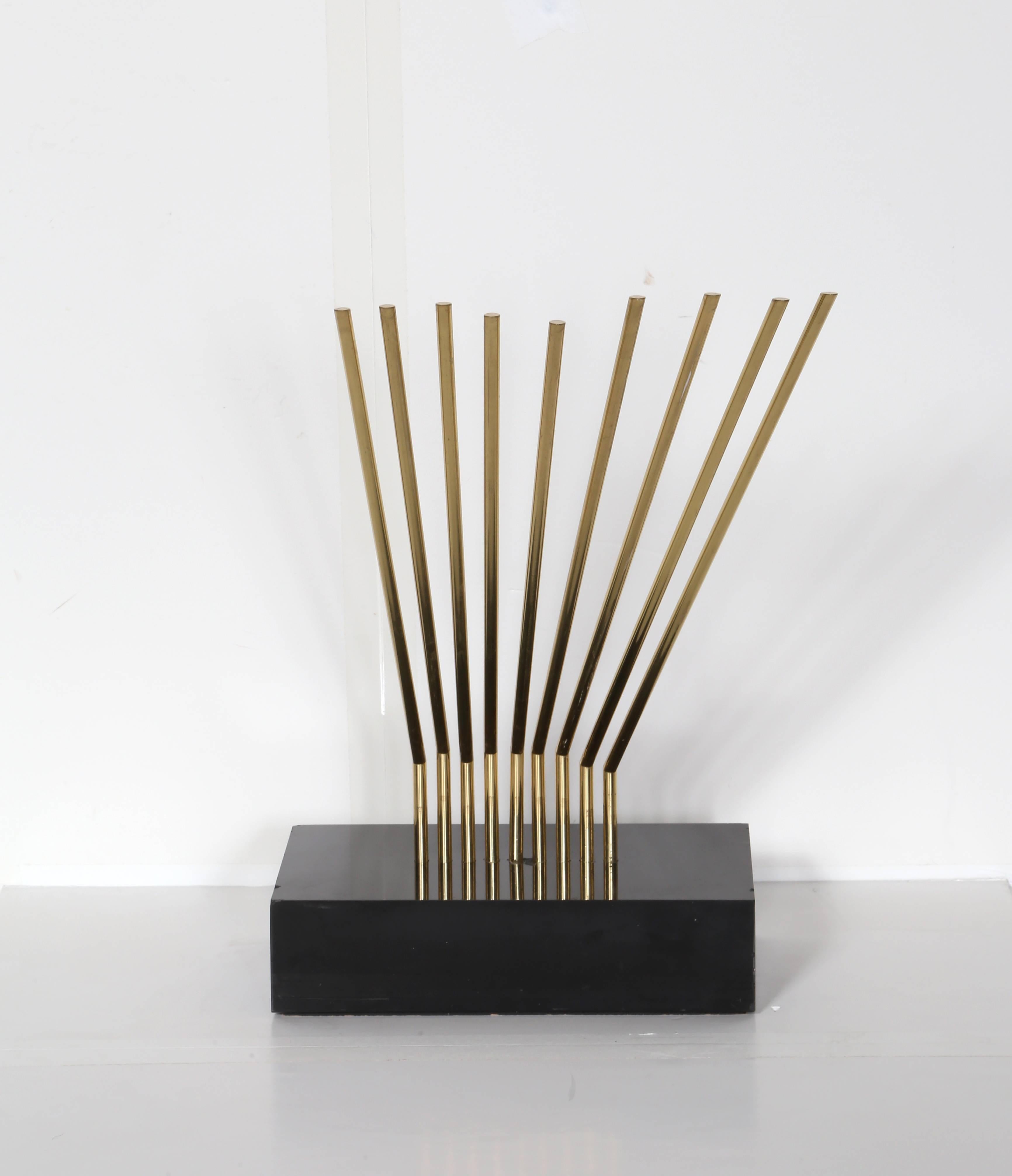 In all Directions (Toutes Directions) - Gray Abstract Sculpture by Yaacov Agam