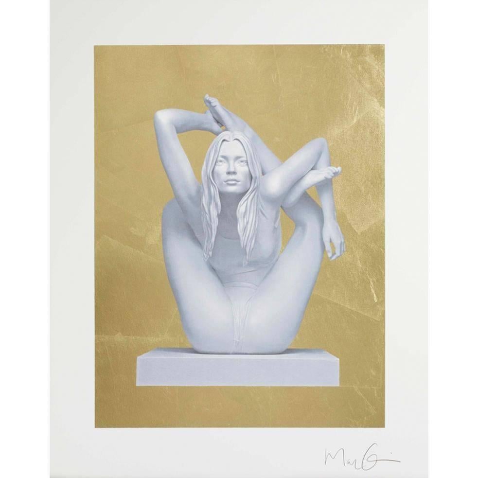 Marc Quinn Portrait Print - Sphinx Gold Leaf