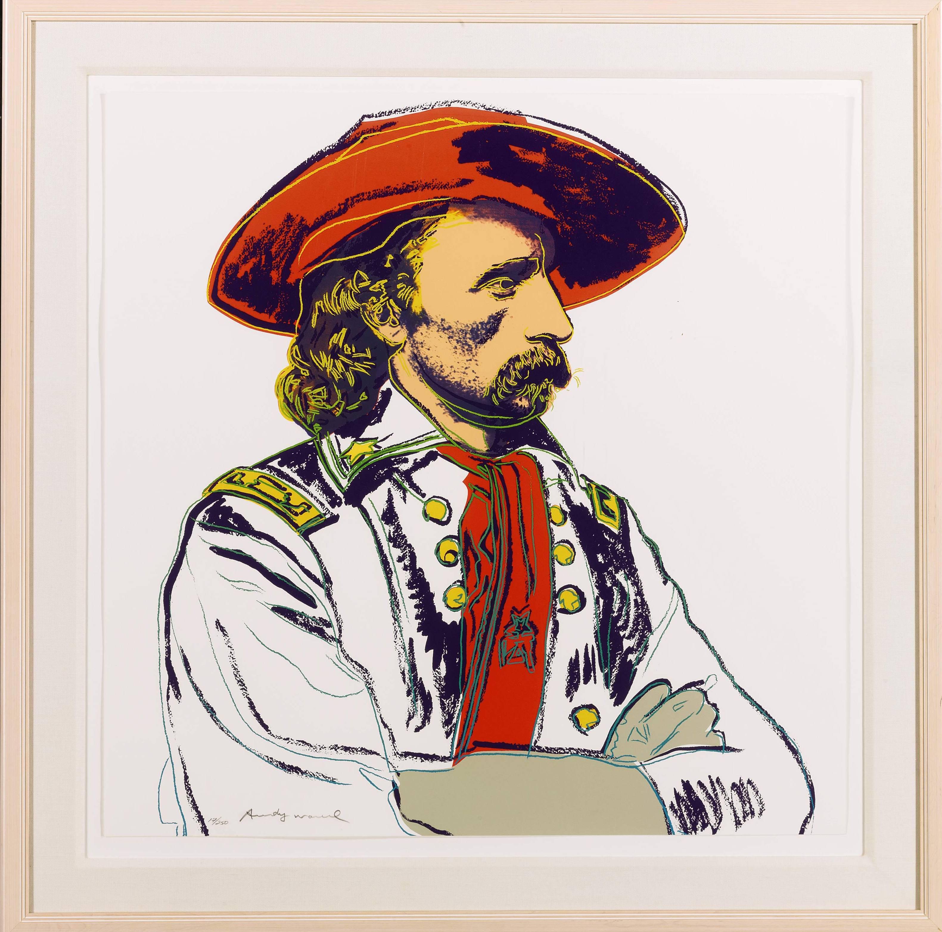 Andy Warhol Portrait Print - General Custer 1986 F&S II.379