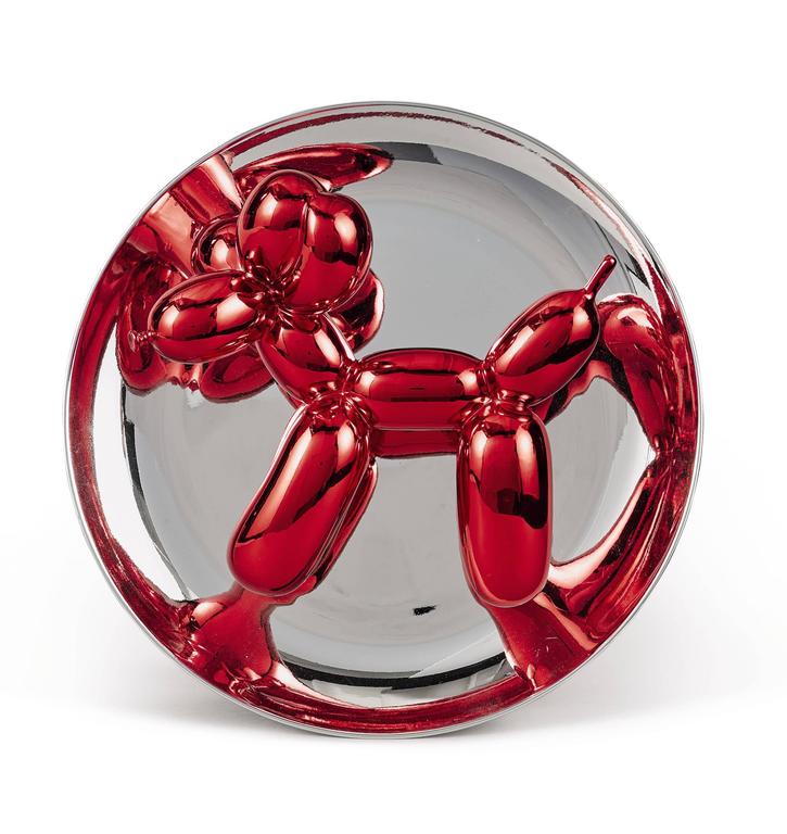 Jeff Koons Figurative Sculpture - Balloon Dog (Red)
