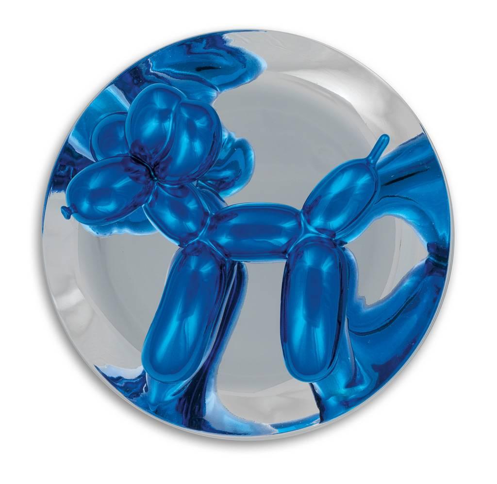 Jeff Koons Figurative Sculpture - Balloon Dog (Blue)