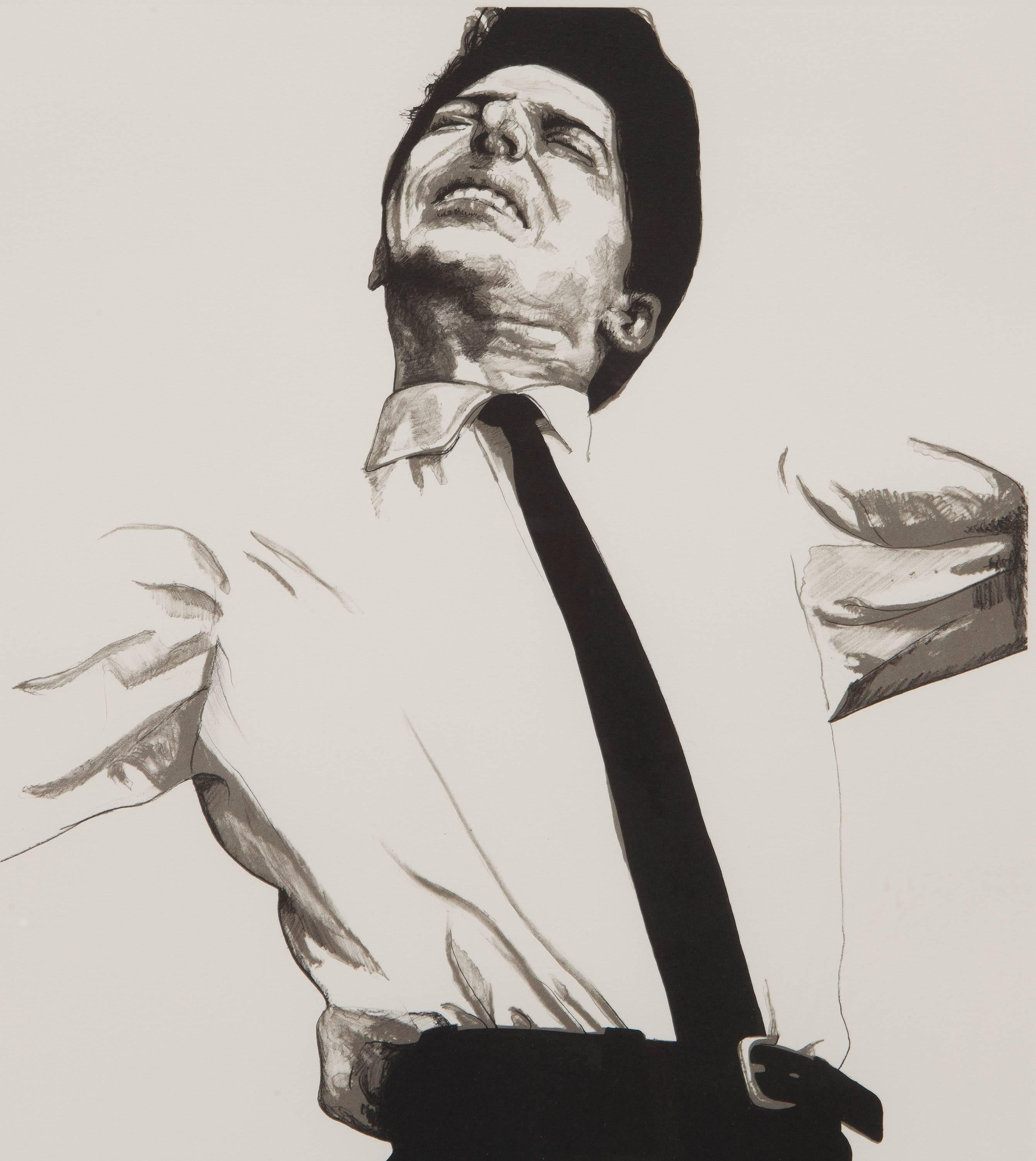 Jules from Men in the Cities, 1983 - Contemporary Print by Robert Longo