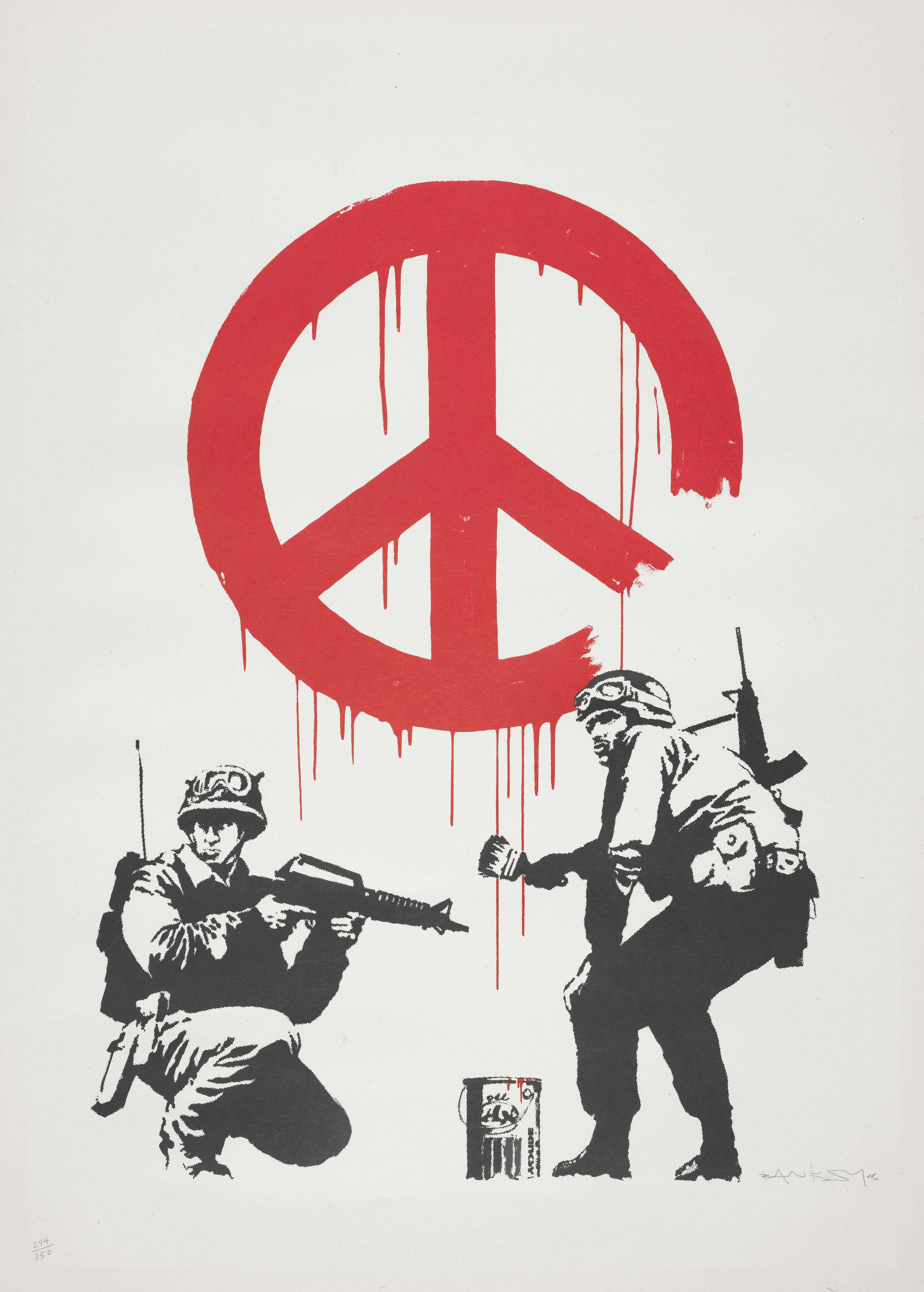 Banksy Figurative Print - CND Soldiers, 2005