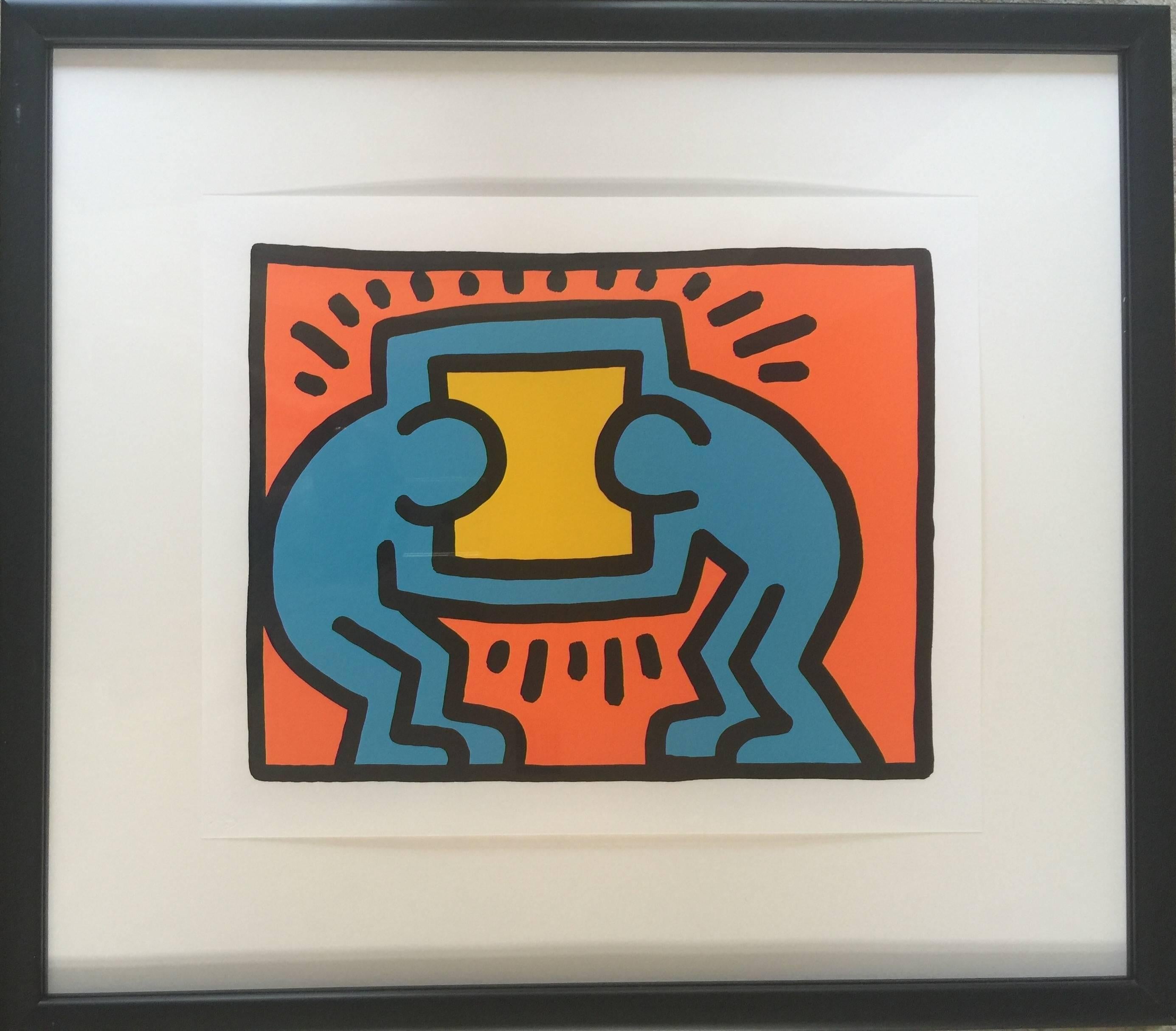 keith haring estate stamp
