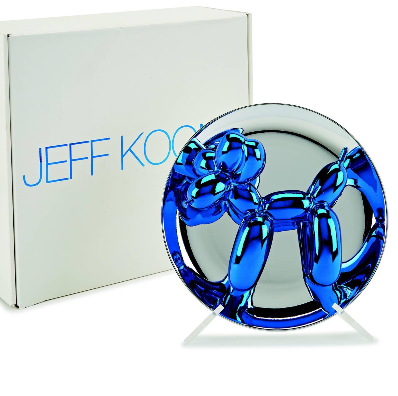 Jeff Koons Still-Life Sculpture - Balloon Dog (Blue) 2002