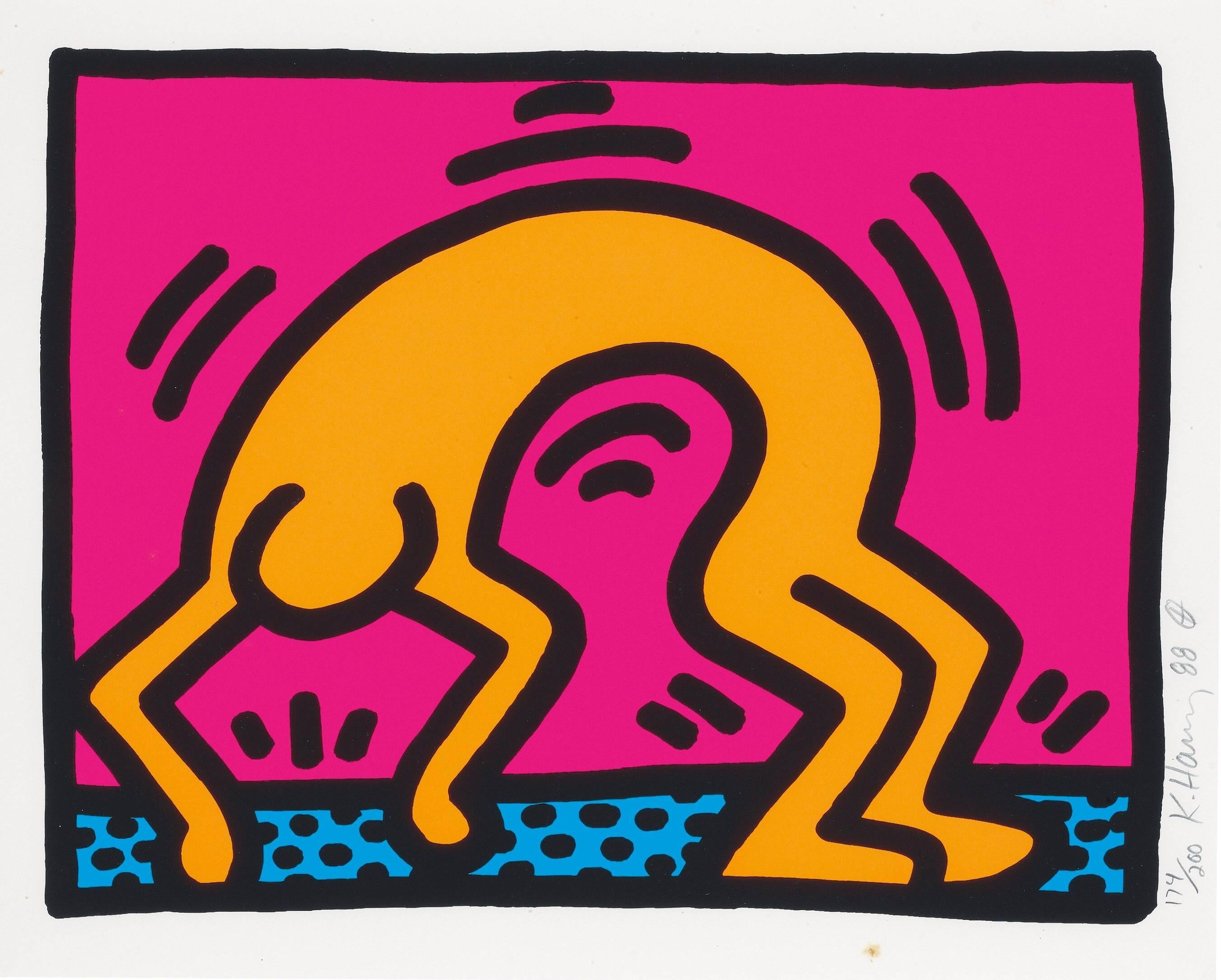 Pop Shop II, komplettes Portfolio, 4 Stück (Pop-Art), Print, von Keith Haring